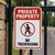 Private Property - No Trespassing (No Pedestrian Symbol), Property Sign (Part#: PRV1000)