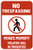 No Trespassing - Private Property - Violators Will Be Prosecuted, Property Sign (Part#: PRV1001)