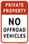 Private Property - No Offroad Vehicles, Property Sign
