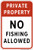 Private Property - No Fishing Allowed, Property Sign (Part#: PRV1014)