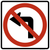 Movement Prohibition - No Left Turn, MUTCD (Part#: SKR3-2), MUTCD Lane  and Turn Control