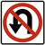 Movement Prohibition - No U-Turn, MUTCD (Part#: SKR3-4)