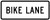 Bike Lane (Plaque), MUTCD (Part#: SKR3-5hP)
