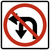 Movement Prohibition - No U or Left Turn, MUTCD Lane  and Turn Control