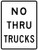 No Thru Trucks, MUTCD (Part#: SKR5-2b), MUTCD Selective Exclusion