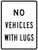 No Vehicles With Lugs, MUTCD (Part#: SKR5-5), MUTCD Selective Exclusion