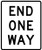 End One Way, MUTCD (Part#: SKR6-7), MUTCD One Direction
