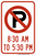 No Parking (Part Time), MUTCD No Parking