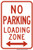No Parking Loading Zone, MUTCD (Part#: SKR7-6), MUTCD No Parking