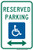 Reserved Parking (Handicap), MUTCD (Part#: SKR7-8), MUTCD  ADA & Accessible Parking