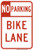 No Parking Bike Lane, MUTCD (Part#: SKR7-9), MUTCD No Parking