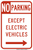 No Parking Except Electric Vehicles, MUTCD No Parking