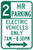 Electric Vehicles Only (Timed), MUTCD (Part#: SKR7-112a)