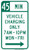Vehicle Charging Only (Timed, Part-Time), MUTCD