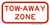Tow-Away Zone (Plaque, MUTCD (Part#: SKR7-201aP), MUTCD  No Parking & Tow Away Zone