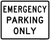 Emergency Parking Only, MUTCD Rural & Highway Parking Signs