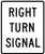 Right Turn Signal, MUTCD (Part#: SKR10-10R), MUTCD Traffic Signals