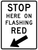 Emergency Signal - Stop On Flashing Red (Horizontal), MUTCD Traffic Signals