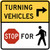 Turning Vehicles Stop For Pedestrians (Right Arrow), MUTCD (Part#: SKR10-15aR), MUTCD Traffic Signals