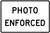 Photo Enforced (Plaque), MUTCD (Part#: SKR10-19aP), MUTCD Traffic Signals