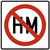 Hazardous Material Prohibition, MUTCD (Part#: SKR14-3), MUTCD Road Closed & Weight