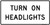 Turn On Headlights, MUTCD (Part#: SKR16-8), MUTCD Rail & Other
