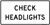 Check Headlights, MUTCD