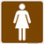 Women's Restroom, MUTCD (Part#: SKRS-023), MUTCD Recreation - Accommodations