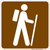 Hiking Trail, MUTCD Recreation -  Land Recreation