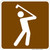 Golfing, MUTCD (Part#: SKRS-128), MUTCD Recreation -  Land Recreation