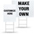 "Custom Coroplast Yard Sign" (Part#: CUSTYRD)