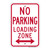 No Parking Loading Zone (Double Arrow), Parking Sign