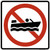 No Motorboats, MUTCD (Part#: SKPS-055), MUTCD Prohibited Activity Sign - Water Restrictions