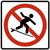 No Surfing, MUTCD (Part#: SKPS-059), MUTCD Prohibited Activity Sign - Water Restrictions