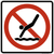No Swimming, MUTCD Prohibited Activity Sign - Water Restrictions