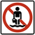 No Wading, MUTCD Prohibited Activity Sign - Water Restrictions