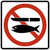 No Fish Cleaning, MUTCD Prohibited Activity Sign - Water Restrictions