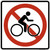 No Biking, MUTCD (Part#: SKPS-066), MUTCD Prohibited Activity Sign - Trail & Land Restrictions
