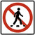 Do Not Cross, MUTCD (Part#: SKPS-016),MUTCD Prohibited Activity Sign - Park, Campground & General Rules