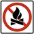 No Campfires, MUTCD (Part#: SKPS-042), MUTCD Prohibited Activity Sign - Park, Campground & General Rules