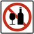 No Alcohol, MUTCD (Part#: SKPS-100), MUTCD Prohibited Activity Sign - Park, Campground & General Rules