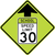 School Speed Limit 30 MPH Ahead Sign,  MUTCD School