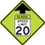 School Speed Limit Ahead Sign (Choose Limit), MUTCD