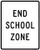 End School Zone Sign, MUTCD (Part#: SKS5-2), MUTCD School