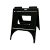 Double A-Frame Sign Stand - Black -Fits 24"x18"