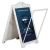 Double Sided A-Frame Sign Stand -  Without Lens