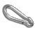 "2-1/2" x 1/4" Heavy-Duty Steel Snap Hook" (Part#: ST-SNAPHOK), Hardware
