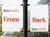 University Style Pole Pocket Front & Back Template, 18oz Banner (Part#: PLPKT6)