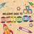 "Welcome Back to School (Square) Crayon Banner" (Part#: BAN1011)