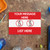 Customizable Food Safety Card – Choose 1 to 3 Restricted Ingredients & Custom Message (Part#: SGN-FD-1007), Food Safety